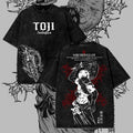 Toji Fushiguro Oversized Streetwear T-Shirt | Japanese Anime Manga Heavy-Cotton Tee