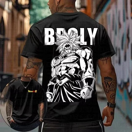 Broly Super Saiyan Graphic T-Shirt | Dragon Ball Manga Anime Streetwear Tee
