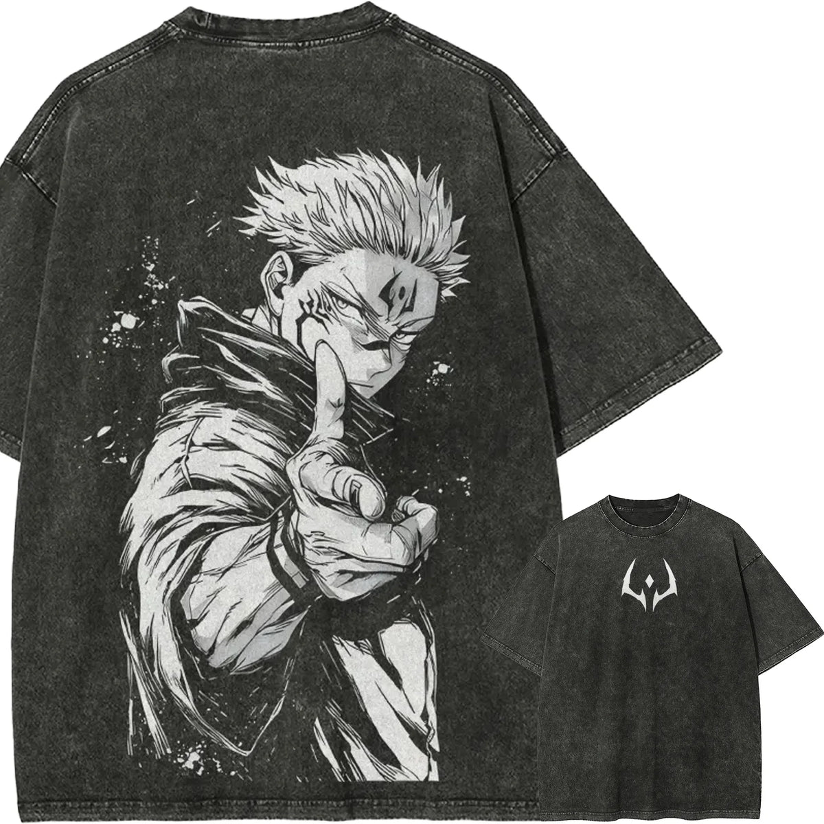 Sukuna Ink Sketch Anime T-Shirt | Japanese Manga Streetwear Tee