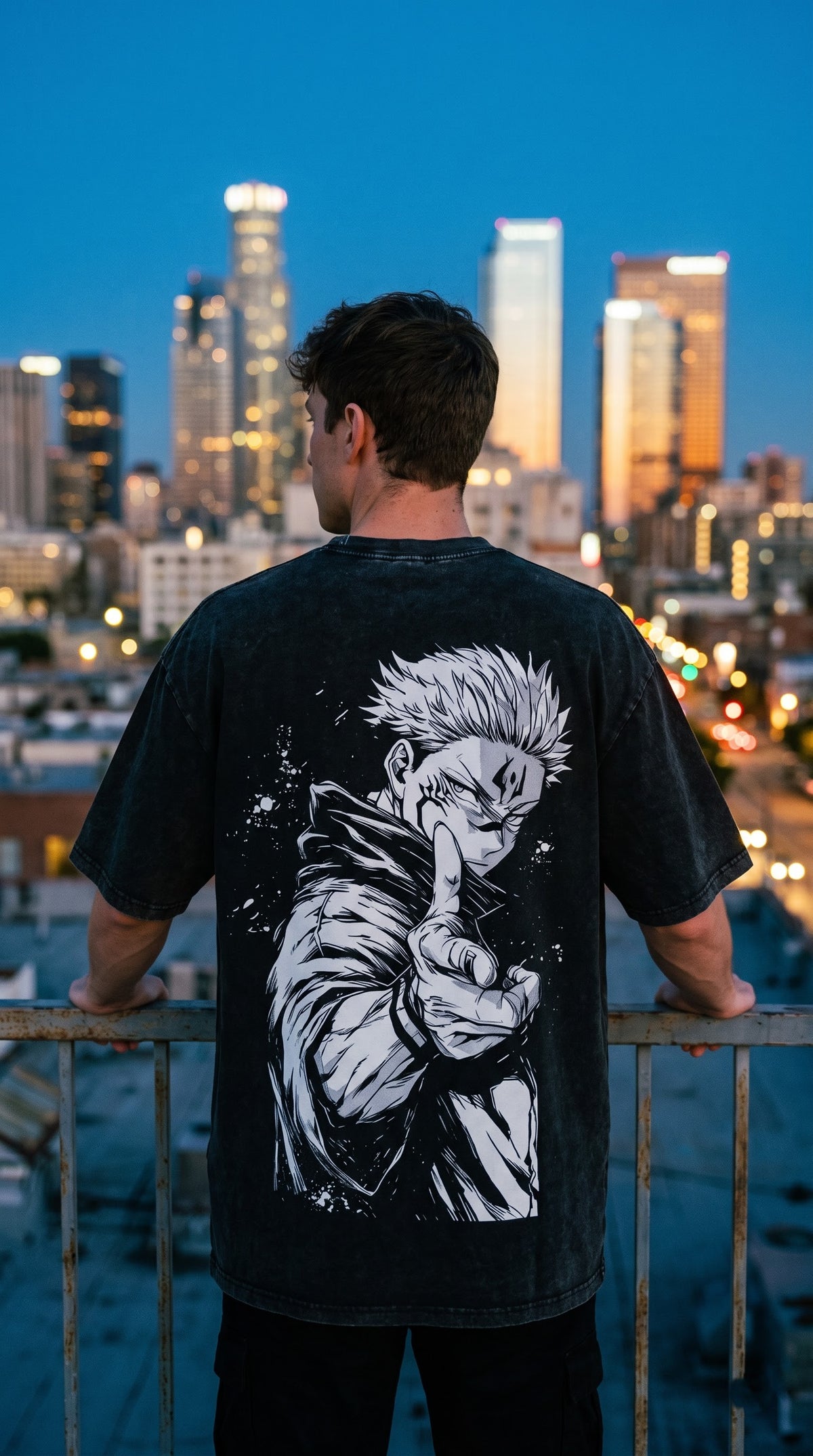 Sukuna Ink Sketch Anime T-Shirt | Japanese Manga Streetwear Tee