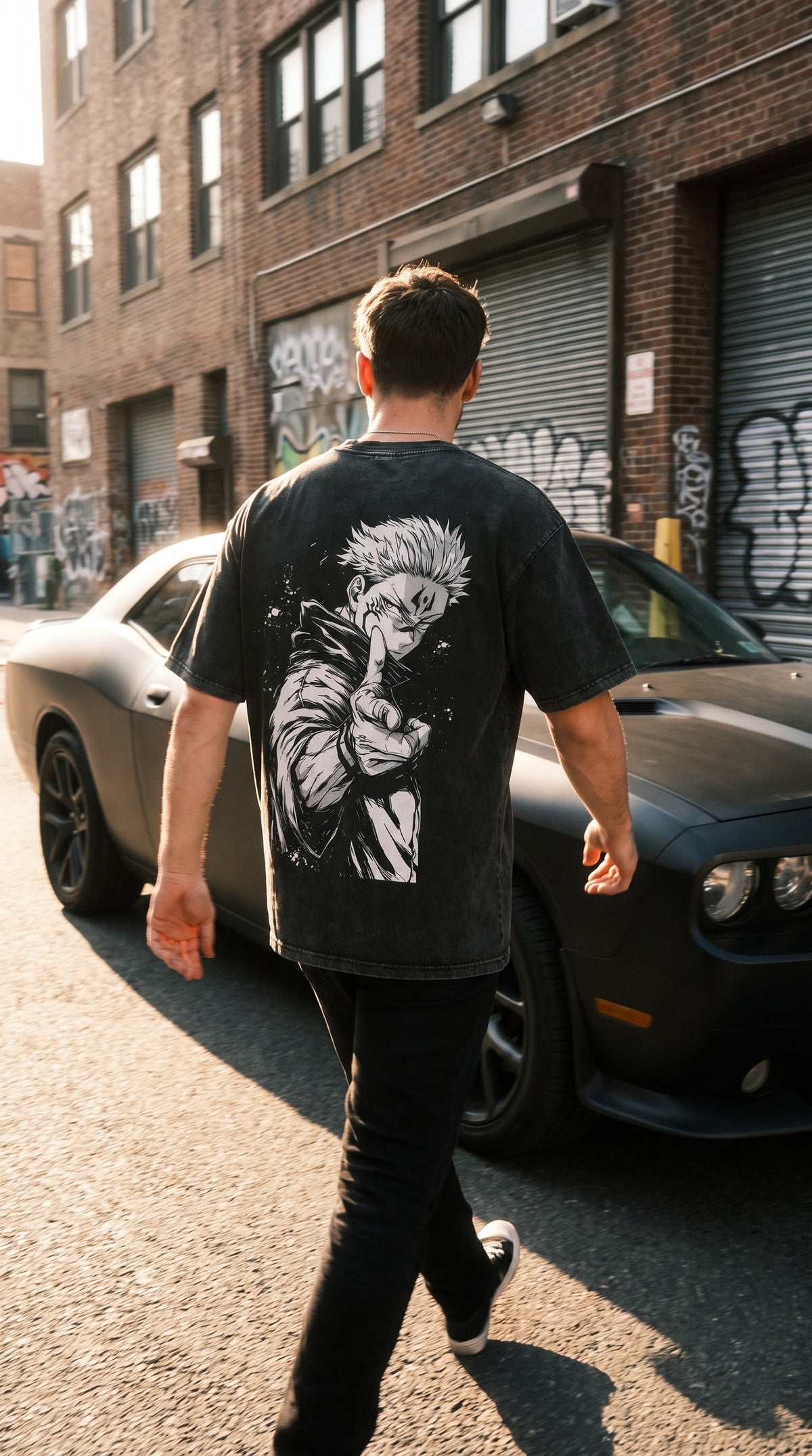 Sukuna Ink Sketch Anime T-Shirt | Japanese Manga Streetwear Tee