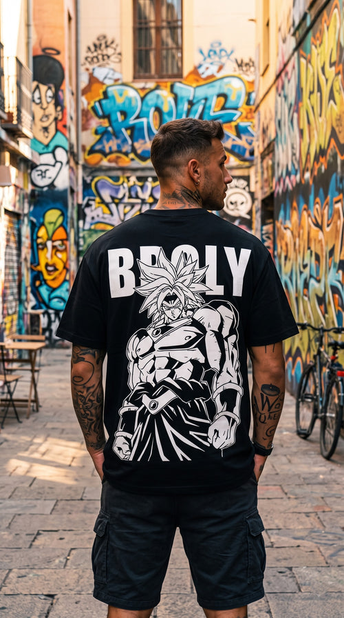 Broly Super Saiyan Graphic T-Shirt | Dragon Ball Manga Anime Streetwear Tee
