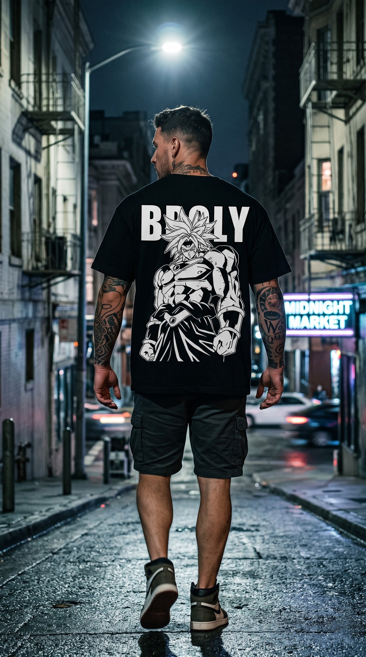 Broly Super Saiyan Graphic T-Shirt | Dragon Ball Manga Anime Streetwear Tee